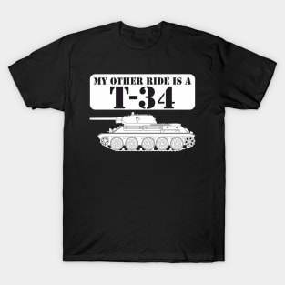 My other ride is a T-34 T-Shirt